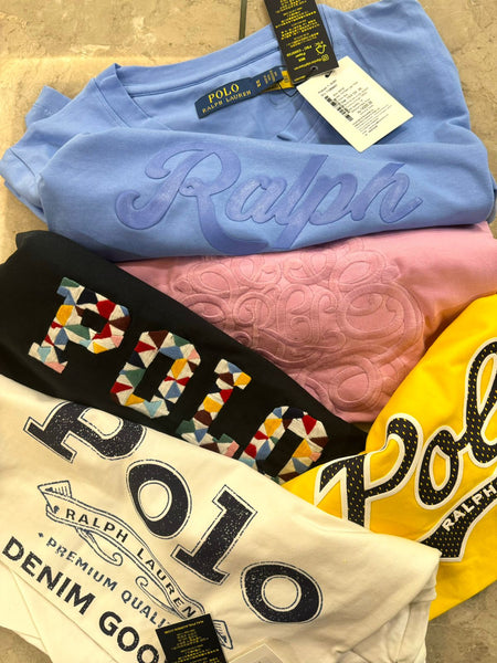 Premium  Crewneck  T-Shirt Collection  Assorted Logo Styles