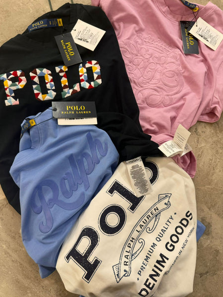 Premium  Crewneck  T-Shirt Collection  Assorted Logo Styles