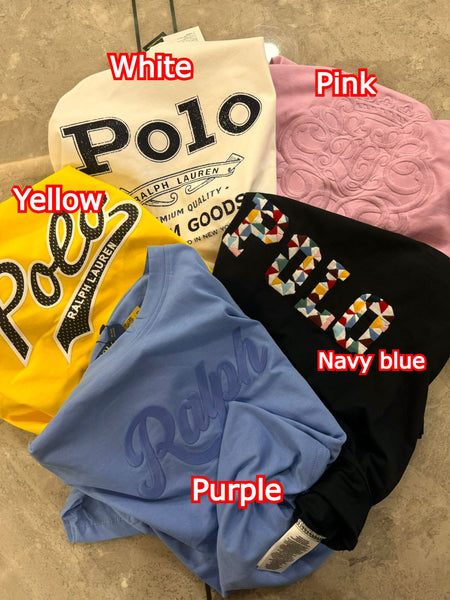 Premium  Crewneck  T-Shirt Collection  Assorted Logo Styles