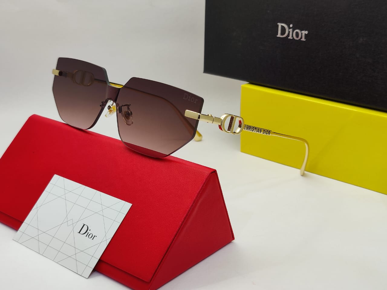 Luxury Designer-Inspired Rimless Sunglasses