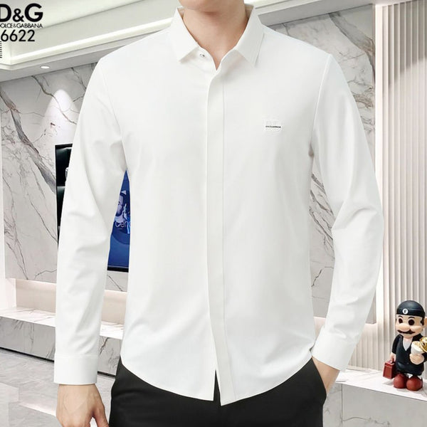 Men Premium Long Sleeve Slim-Fit Shirt