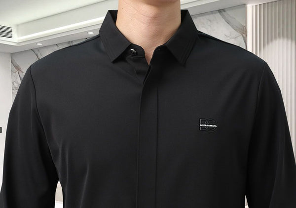 Men Premium Long Sleeve Slim-Fit Shirt