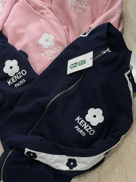 Premium  Floral Trim Track Set Lower and jacket For Women