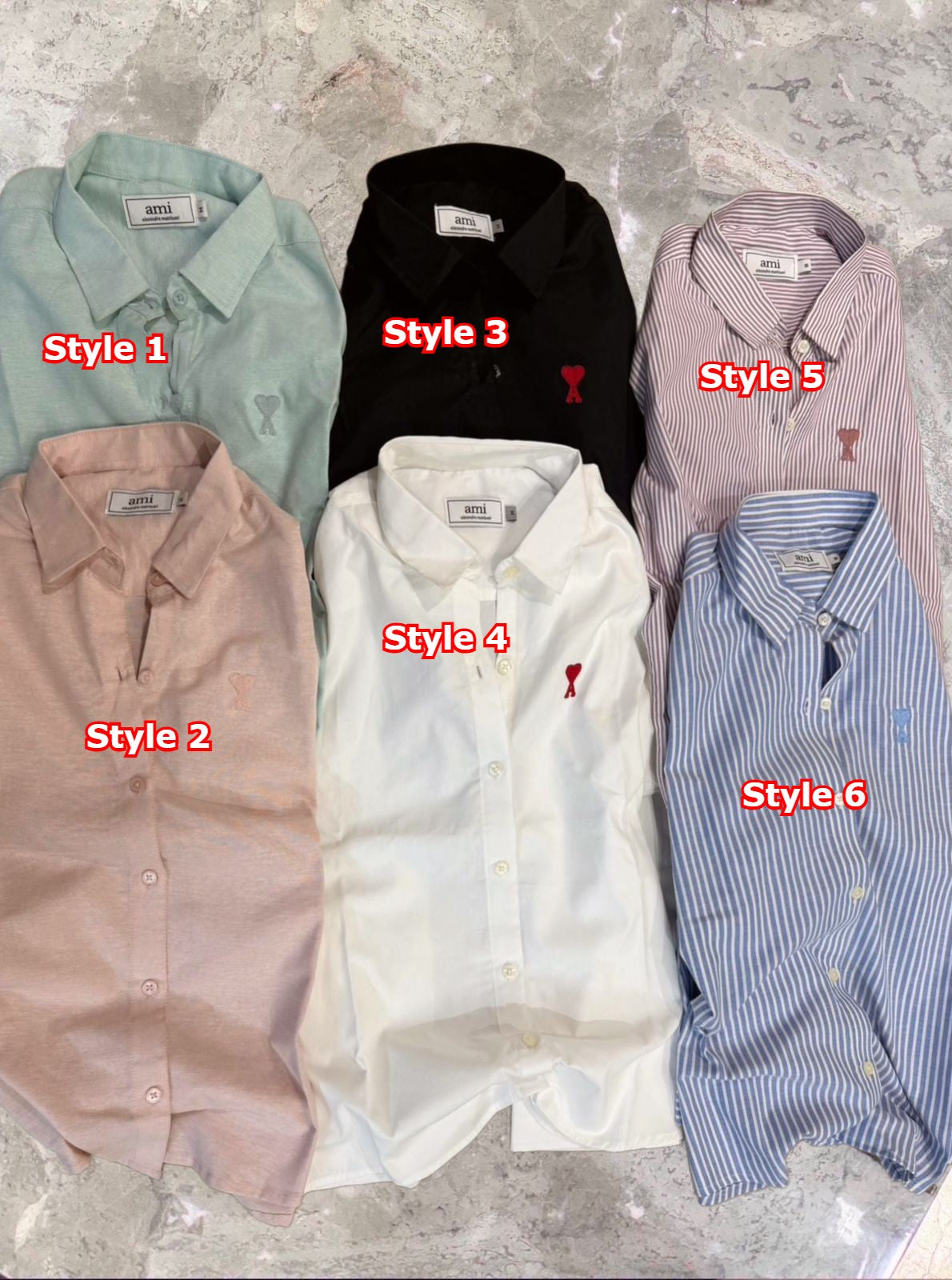 Premium Heart Logo Embroidered Shirt