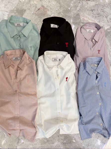 Premium Heart Logo Embroidered Shirt