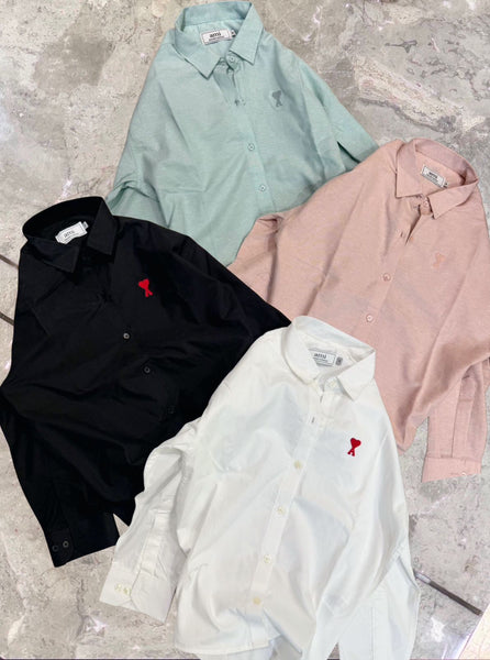 Premium Heart Logo Embroidered Shirt