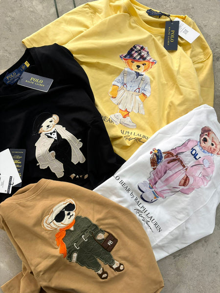 Premium Trench Polo Bear Cotton Tee
