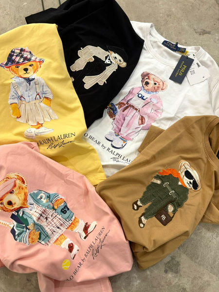 Premium Trench Polo Bear Cotton Tee