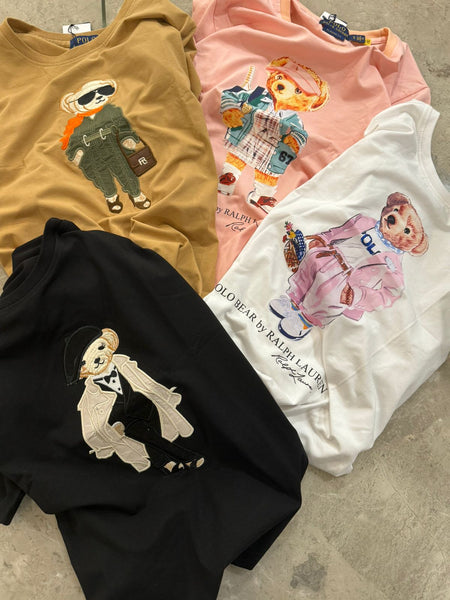 Premium Trench Polo Bear Cotton Tee