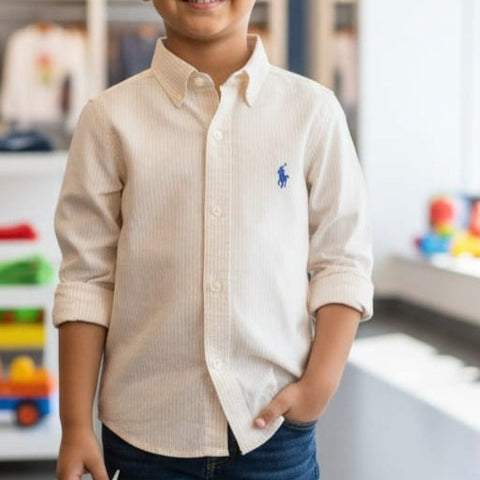 Premium Regular Fit Striped Stretch Shirt