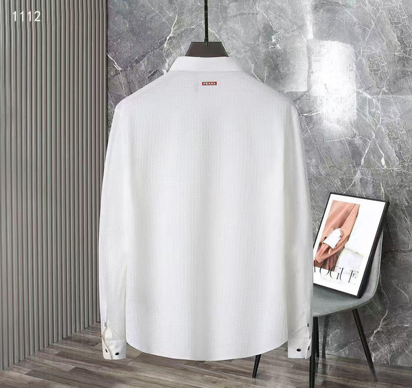 Men Premium Long Sleeve Textured Shirt – Modern Fit