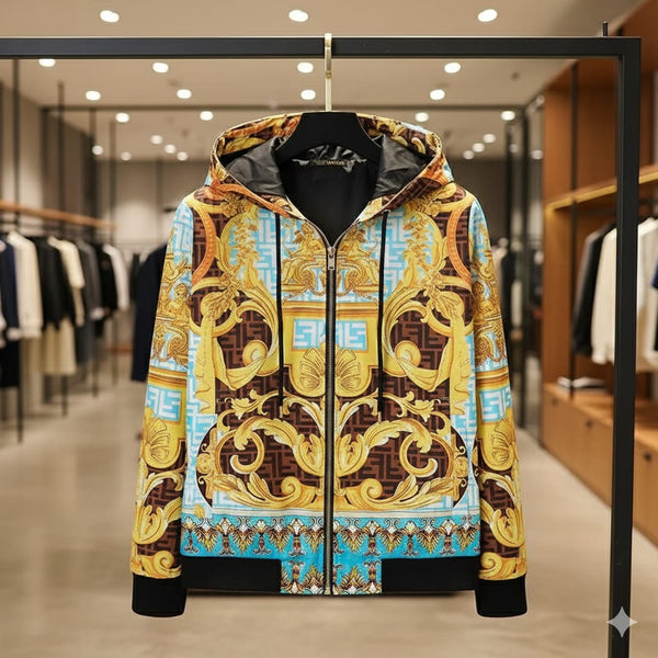 Branded  limited edition Hooded Zip-up Jacket