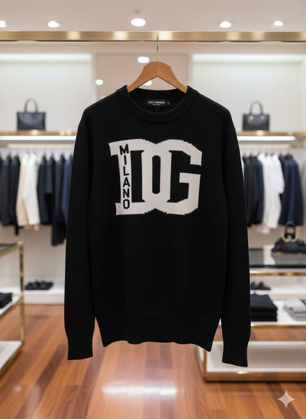 Luxury Wool Round-Neck Sweater