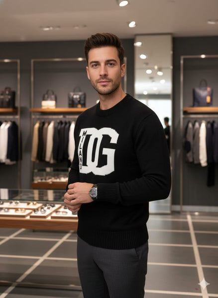 Luxury Wool Round-Neck Sweater