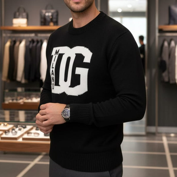 Luxury Wool Round-Neck Sweater