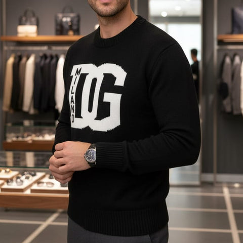 Luxury Wool Round-Neck Sweater