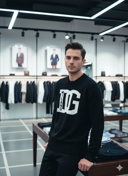 Luxury Wool Round-Neck Sweater