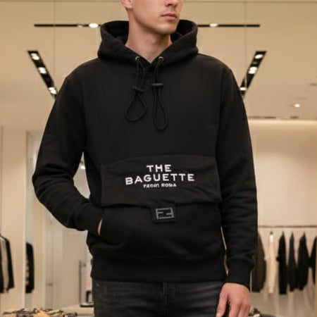 Stylish Hoodie with Crossbody Bag Design