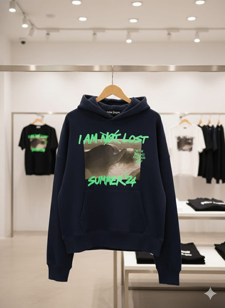 Men Premium Graphic-Print Hoodie