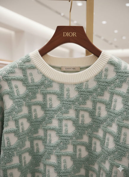 Elegant Designer Mint Green Logo Pullover