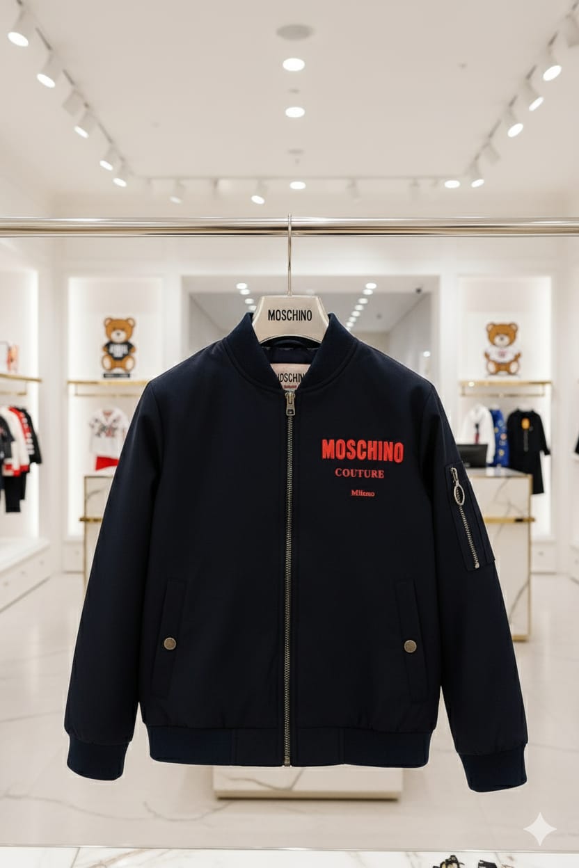 Premium Trendy Zip-Up Bomber with  Logo