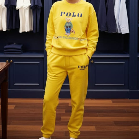 Premium Yellow Tracksuit Set For Women