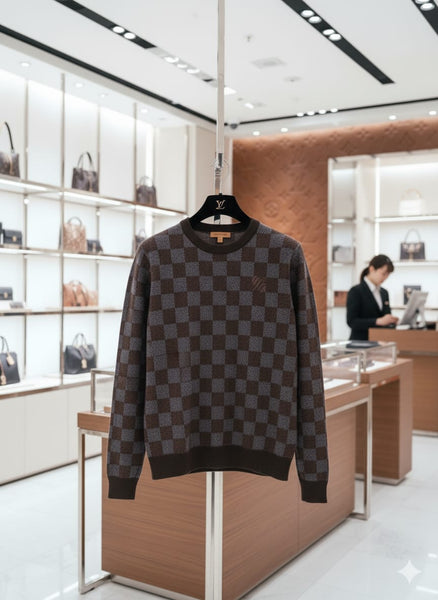 Men Premium Wool Crewneck Pullover