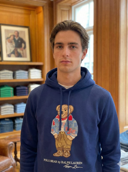 Luxury  Bear Classic Blue Hoodie – Stylish, Fun & Premium