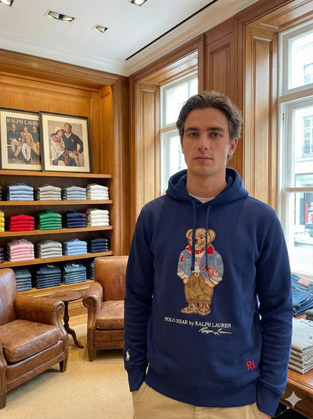 Luxury  Bear Classic Blue Hoodie – Stylish, Fun & Premium