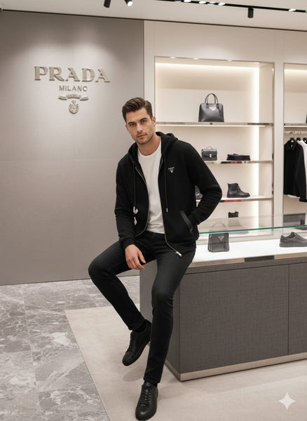 Luxury  Zip-Up Hoodie – Minimal, Stylish & Luxury Feel