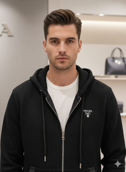 Luxury  Zip-Up Hoodie – Minimal, Stylish & Luxury Feel