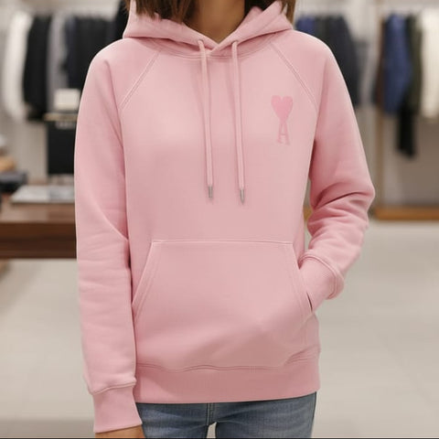 Minimalist Pink Women’s Hoodie – Soft, Warm & Trendy