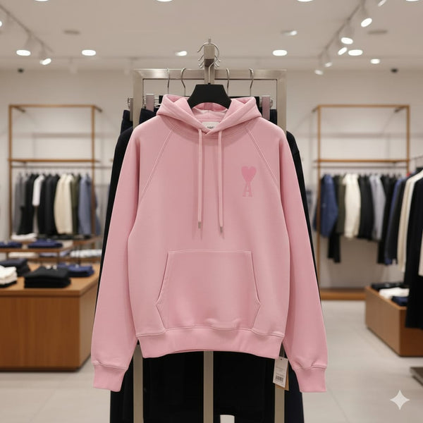 Minimalist Pink Women’s Hoodie – Soft, Warm & Trendy