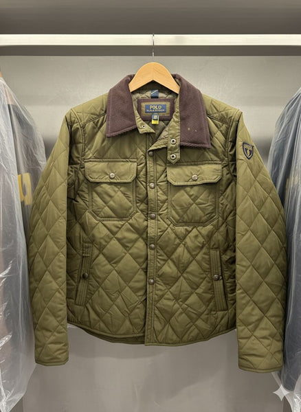 Premium Quilted Corduroy-Collar Shirt Jacket