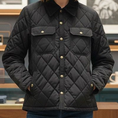 Lux Diamond-Quilt Heritage Jacket