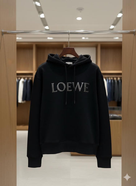 Black Logo Hoodie for Women Premium Street-Luxe Comfort