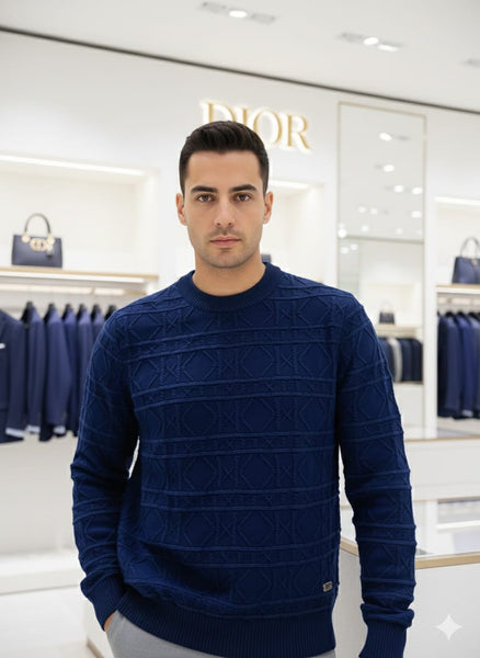 Premium Textured Knit Pullover