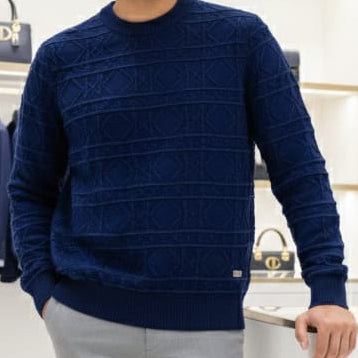 Premium Textured Knit Pullover