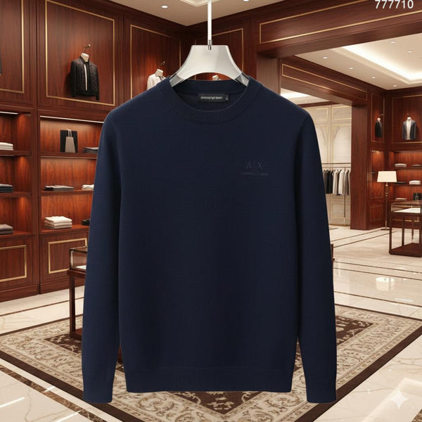 Imported Brand  Embossed  Logo Pullover