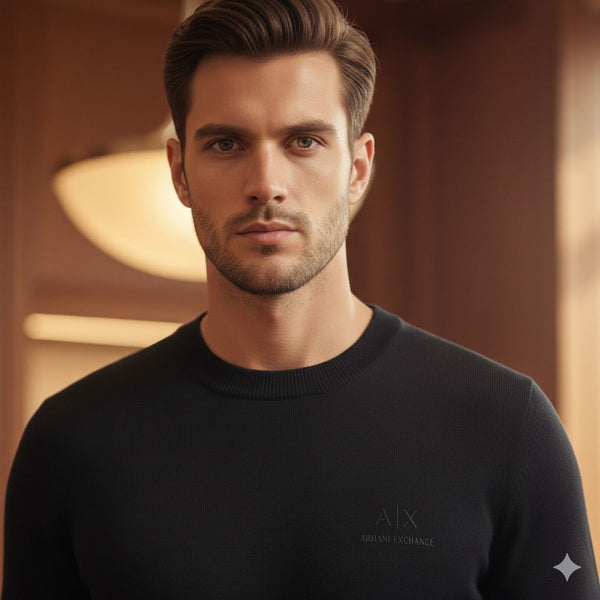 Elegant Premium Brand Embossed Logo Pullover