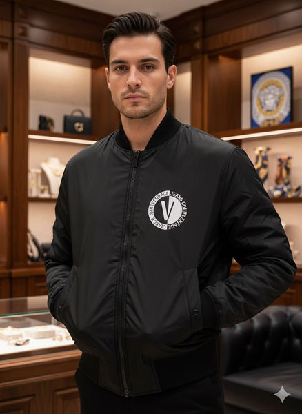 Casual Logo-Effect Reversible Jacket