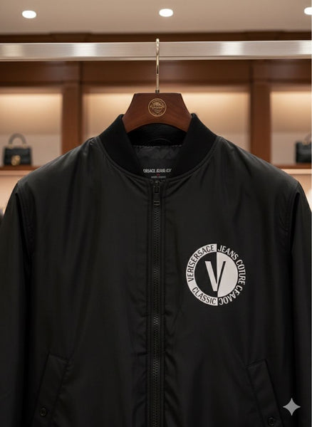 Casual Logo-Effect Reversible Jacket