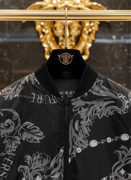 Casual Logo-Effect Reversible Jacket