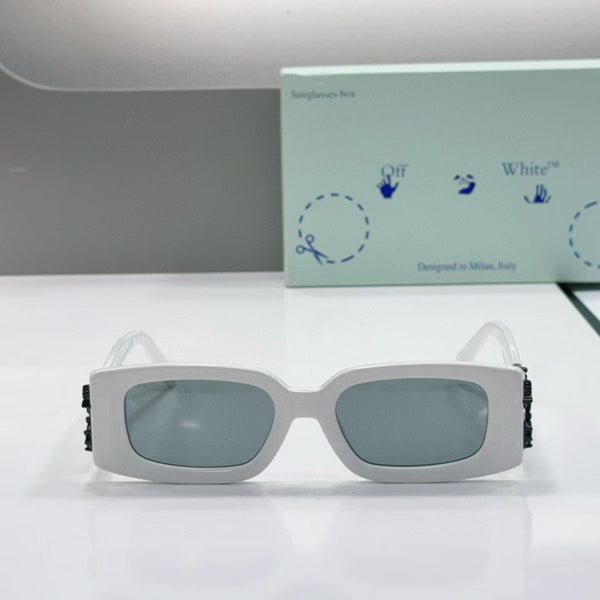 Trendy Rectangle Frame Sunglasses with Stylish Logo Detailing