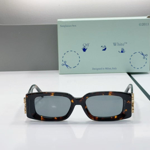 Trendy Rectangle Frame Sunglasses with Stylish Logo Detailing