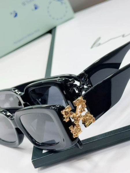 Trendy Rectangle Frame Sunglasses with Stylish Logo Detailing