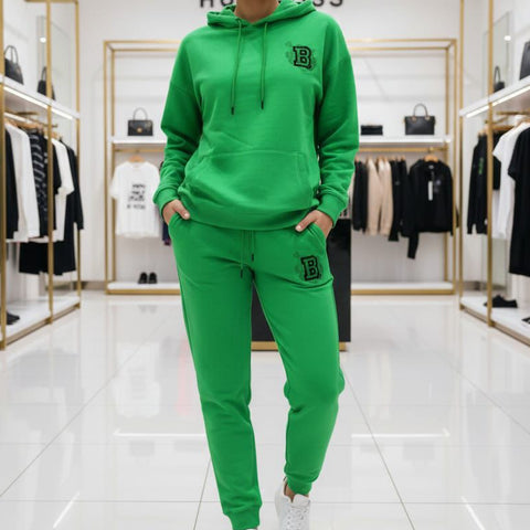 Premium Green Hoodie & Jogger Tracksuit for Everyday Comfort