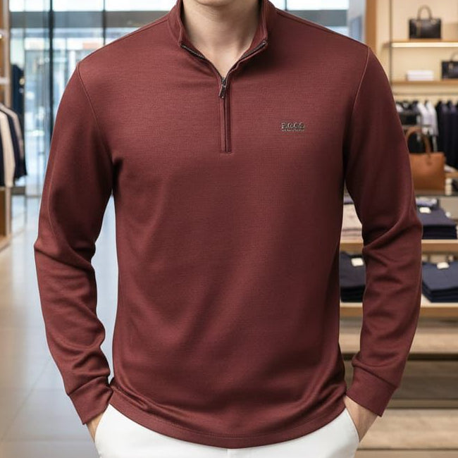 Premium Men's Quarter-Zip Pullover