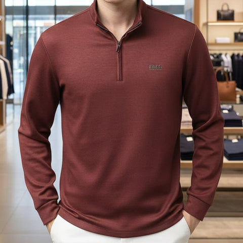 Premium Men's Quarter-Zip Pullover