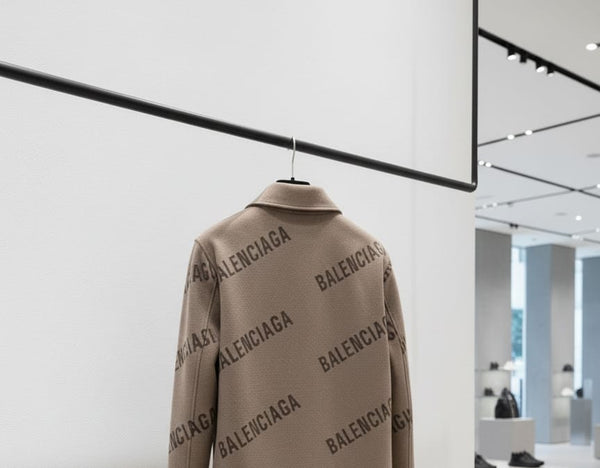 Luxury Brand  Beige Logo-Print Premium Shirt